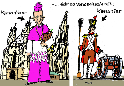 Zeichnung Kanonikus